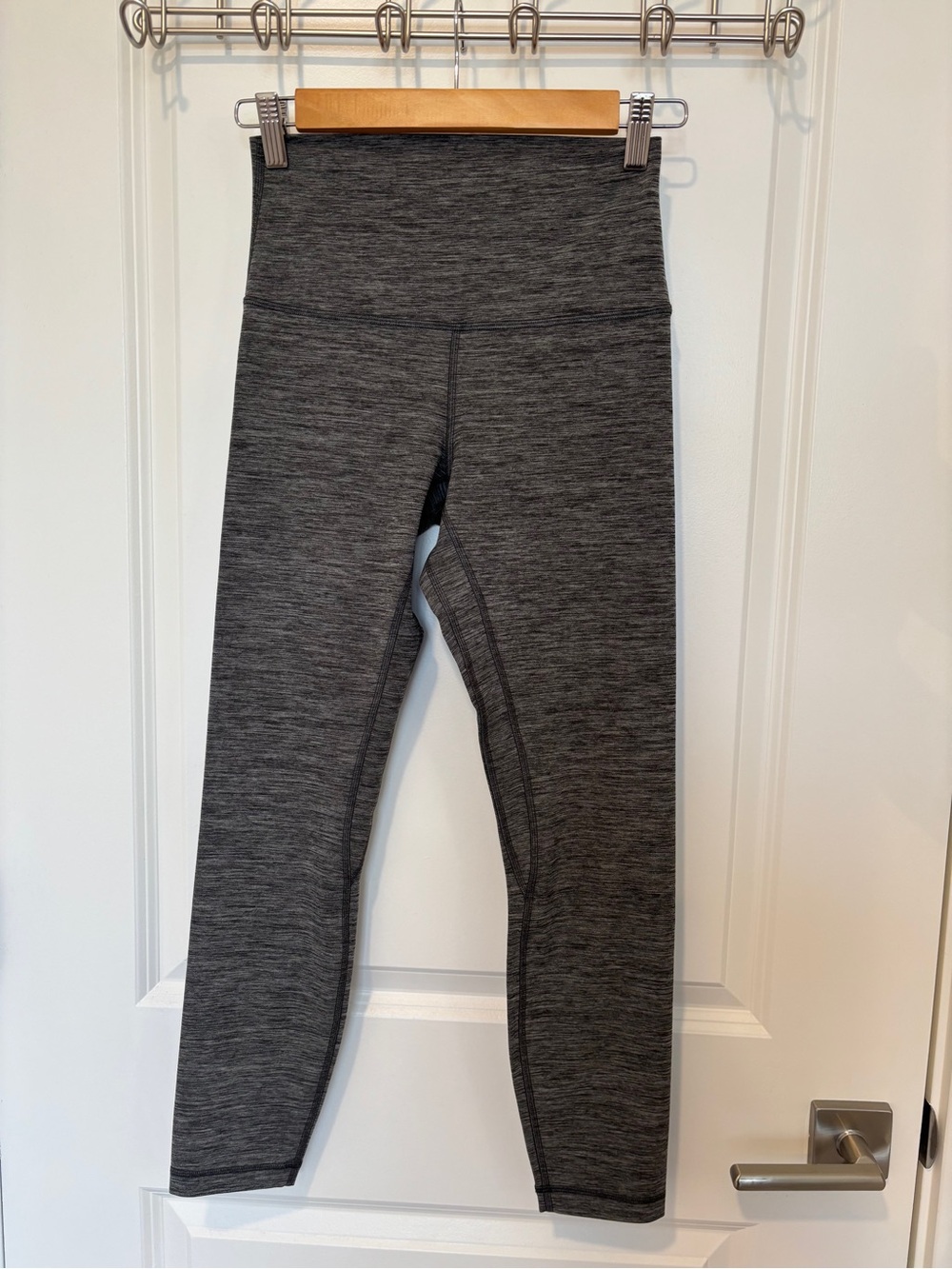 Lululemon Align High-Rise Pant 25” Heathered Graphite Grey Size 6